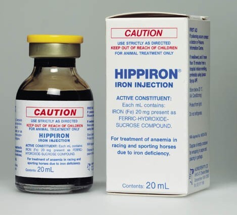 Hippiron Iron Injection 400 20ml Buy Hippiron Iron Injection 400 20ml Online - Pet Well Global