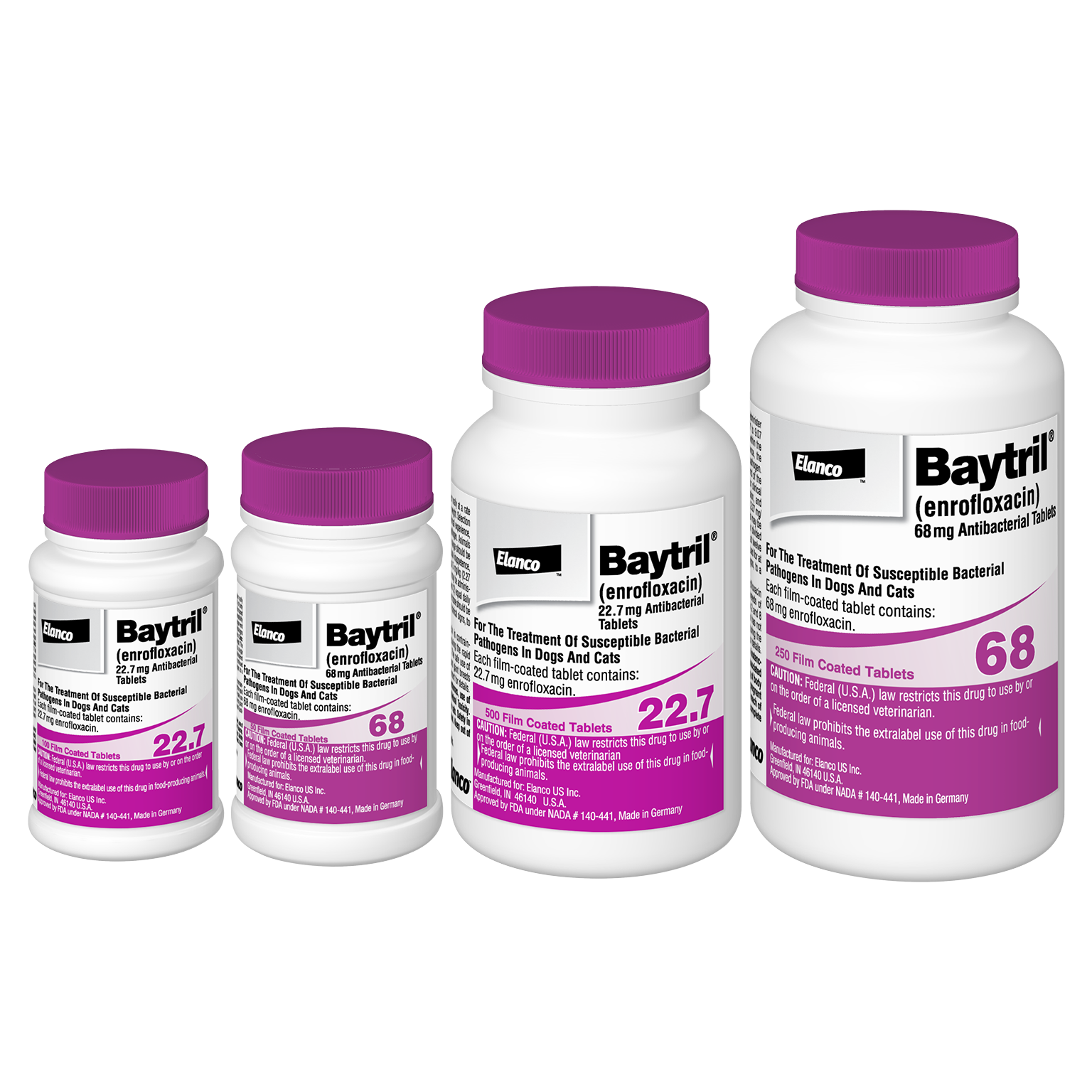 Buy Baytril Antibacterial Tablets for Dogs and Cats Online