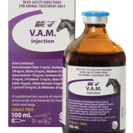 Buy VAM Injection Online | Vitamin, Amino Acid & Mineral Supplement | Pet Well Global