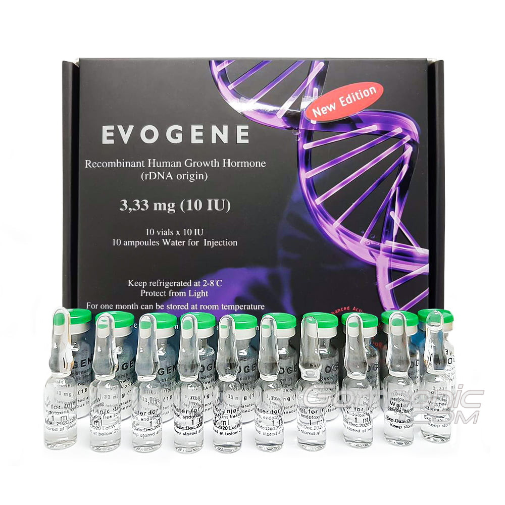 Evogene HGH 100 iu (10 vials hgh & solvent) Buy Evogene HGH 100 iu Online (10 vials hgh & solvent) - Pet Well Global
