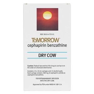 Tomorrow (Cephapirin Benzathine) Dry Cow Mastitis Treatment
