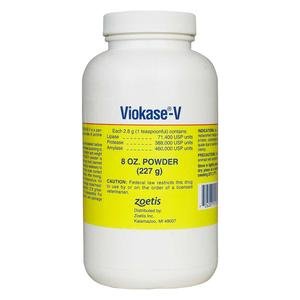 Viokase-V Powder for Dogs and Cats